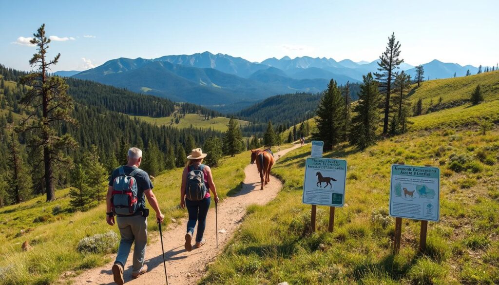 trail etiquette near colorado