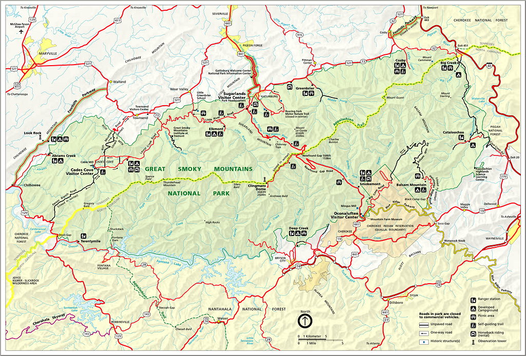 seasonal mountain maps